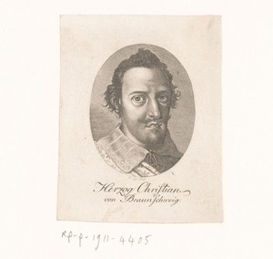 Portret van Christiaan, hertog van Brunswijk-Lüneburg