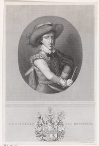 Portret van Christiaan, hertog van Brunswijk-Wolfenbüttel
