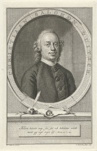 Portret van Christiaan Salomo Duijtsch