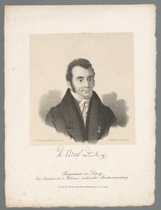 Portret van Christian Adolph Deutrich
