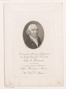 Portret van Christian August Bertram