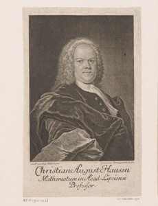 Portret van Christian August Hausen