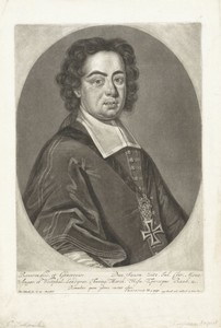 Portret van Christian August, hertog van Saksen-Zeitz, bisschop van Raab