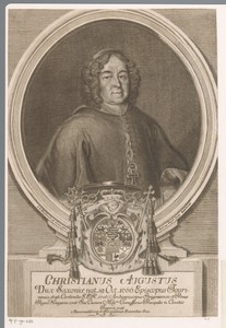 Portret van Christian August zu Sachsen-Zeitz