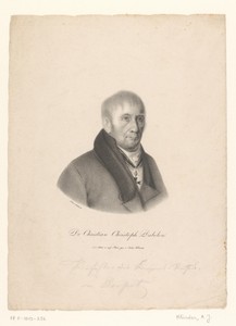 Portret van Christian Christoph von Dabelow