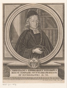 Portret van Christian Eberhard Weißmann op 40-jarige leeftijd