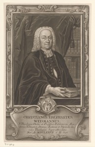 Portret van Christian Eberhard Weissmann