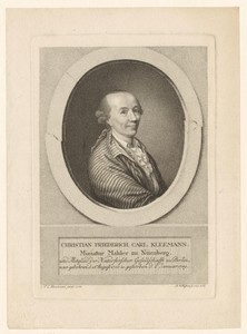 Portret van Christian Friedrich Carl Kleemann