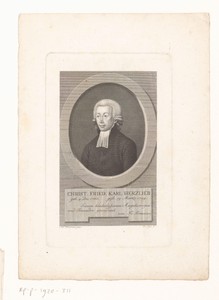 Portret van Christian Friedrich Karl Herzlieb