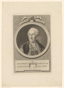 Portret van Christian Friedrich Voß