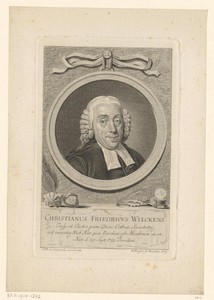 Portret van Christian Friedrich Wilckens