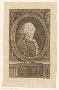 Portret van Christian Fürchtegott Gellert