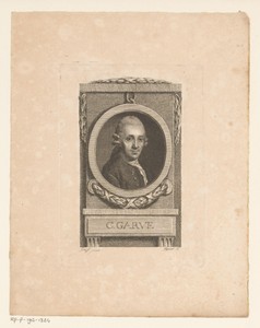 Portret van Christian Garve