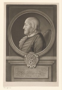 Portret van Christian Gottfried Hennig