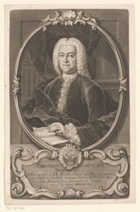 Portret van Christian Gottlieb Buder