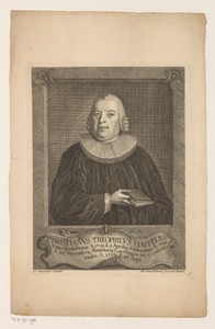 Portret van Christian Gottlieb Dimpfel