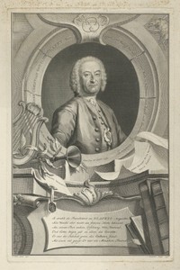 Portret van Christian Gottlieb Glafey