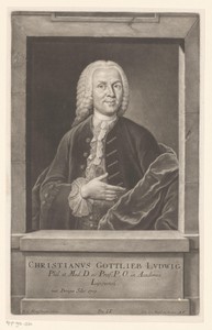 Portret van Christian Gottlieb Ludwig