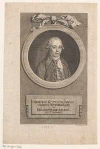 Portret van Christian Gottlieb von Gmelin
