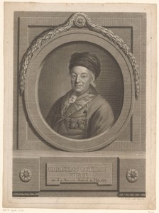 Portret van Christian Gottlob Frege