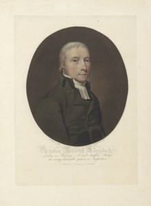 Portret van Christian Heinrich Ebersbach