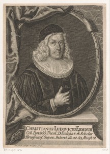 Portret van Christian Ludwig Ermisch