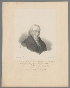 Portret van Christian Ludwig Stieglitz