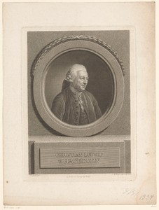 Portret van Christian Ludwig von Hagedorn