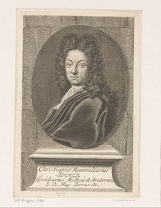 Portret van Christian Maximilian Spener