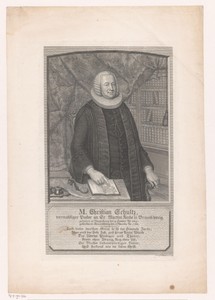 Portret van Christian Schultze