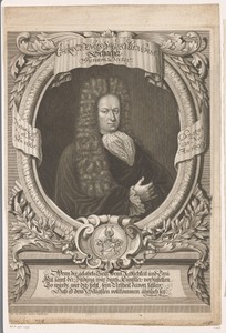 Portret van Christian Sigismund Schacher