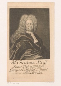 Portret van Christian Stieff
