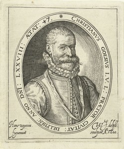 Portret van Christian van der Goes op 47-jarige leeftijd