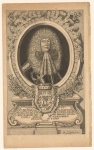Portret van Christian van Saksen