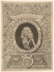 Portret van Christian van Saksen