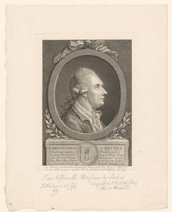 Portret van Christian von Mechel