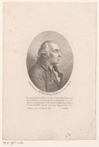 Portret van Christian von Mechel