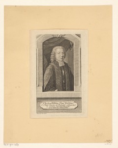 Portret van Christian Wilhelm Franz Walch