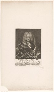 Portret van Christian Wolff