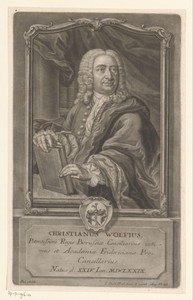Portret van Christian Wolff