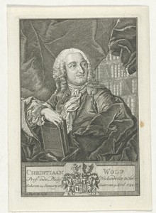Portret van Christian Wolff