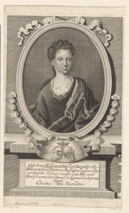 Portret van Christiana Magdalena Helmershausen
