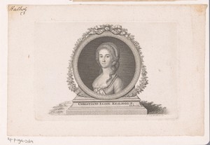 Portret van Christiane Magdalena Elisabeth Keilholz