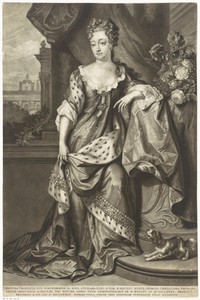 Portret van Christina Charlotta van Württemberg