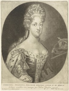 Portret van Christina Ewartina van Saksen