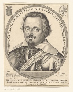 Portret van Christoffel van Portugal