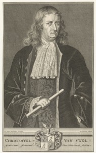 Portret van Christoffel van Swoll, gouverneur-generaal van Nederlands-Indië