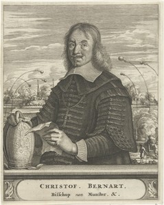 Portret van Christoph Bernhard von Galen, bisschop van Münster