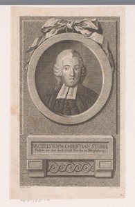 Portret van Christoph Christian Sturm