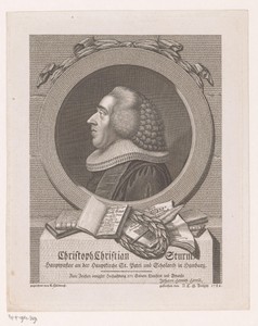 Portret van Christoph Christian Sturm